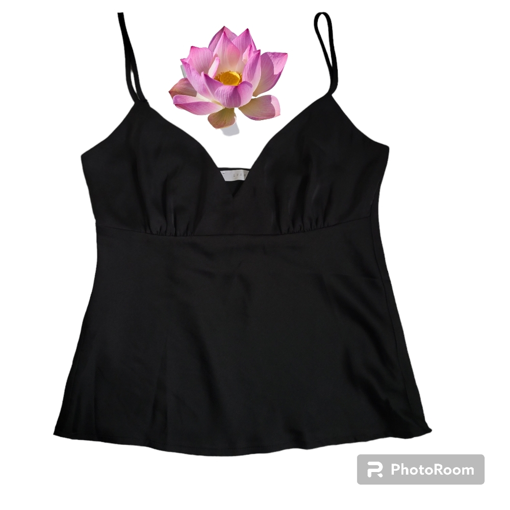 Lush Womens Black Tank Top Size Small